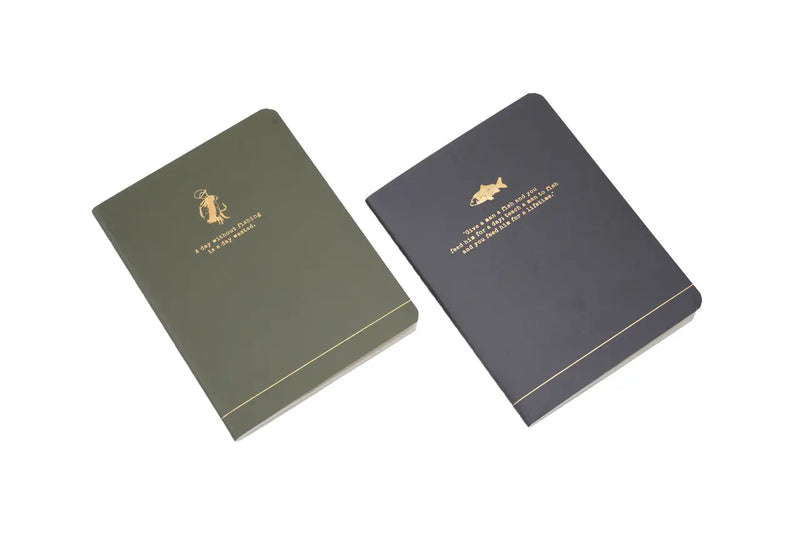 Set Of Two Fishing Notebooks