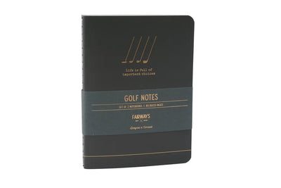 Set Of Two Golf Notebooks