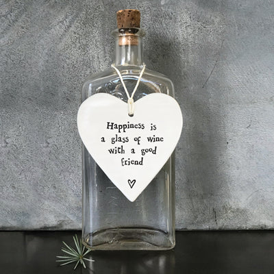 Glass Of Wine Friend Heart