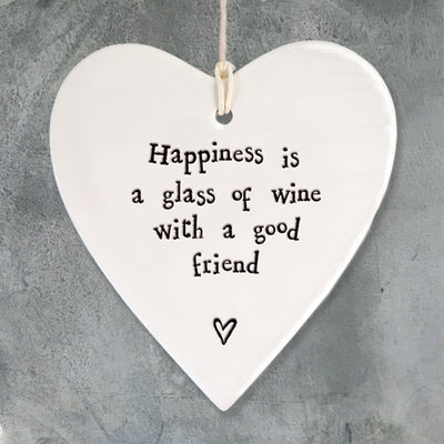 Glass Of Wine Friend Heart
