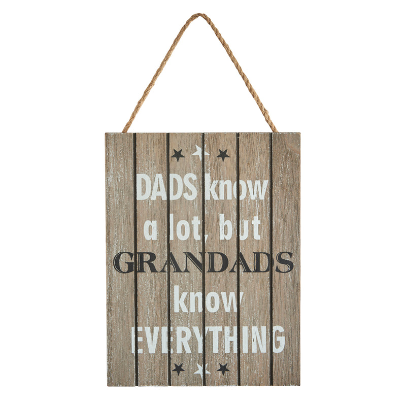 Grandads Know Everything Sign