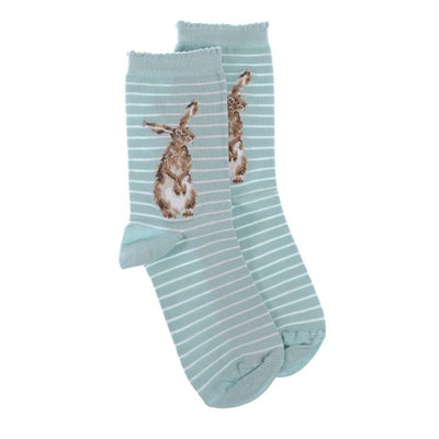 'Hare & the Bee' Bamboo Socks