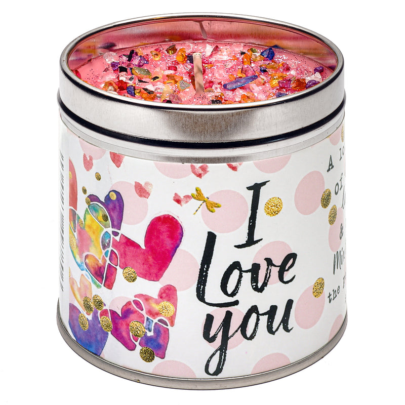 I Love You Candle