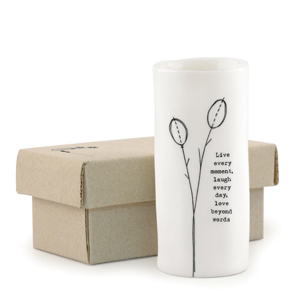 Live Every Moment Medium Vase