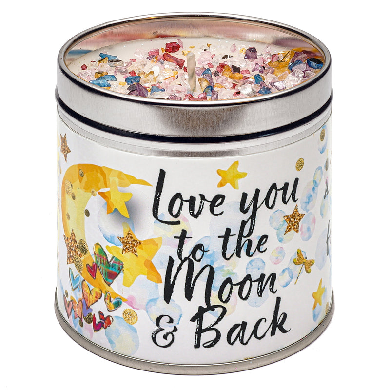 Love You To The Moon Candle