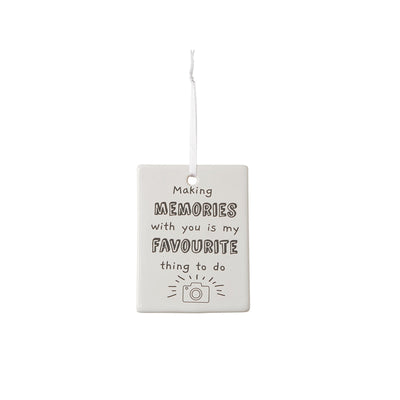 Making Memories Ceramic Tag