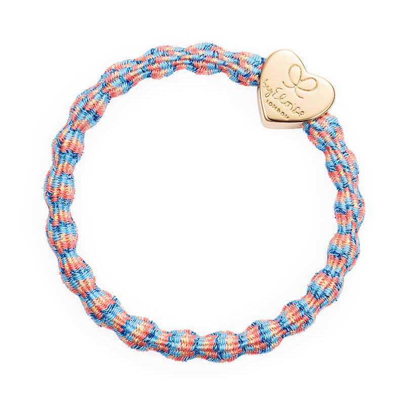 Metallic Coral Reef Gold Heart Hairband