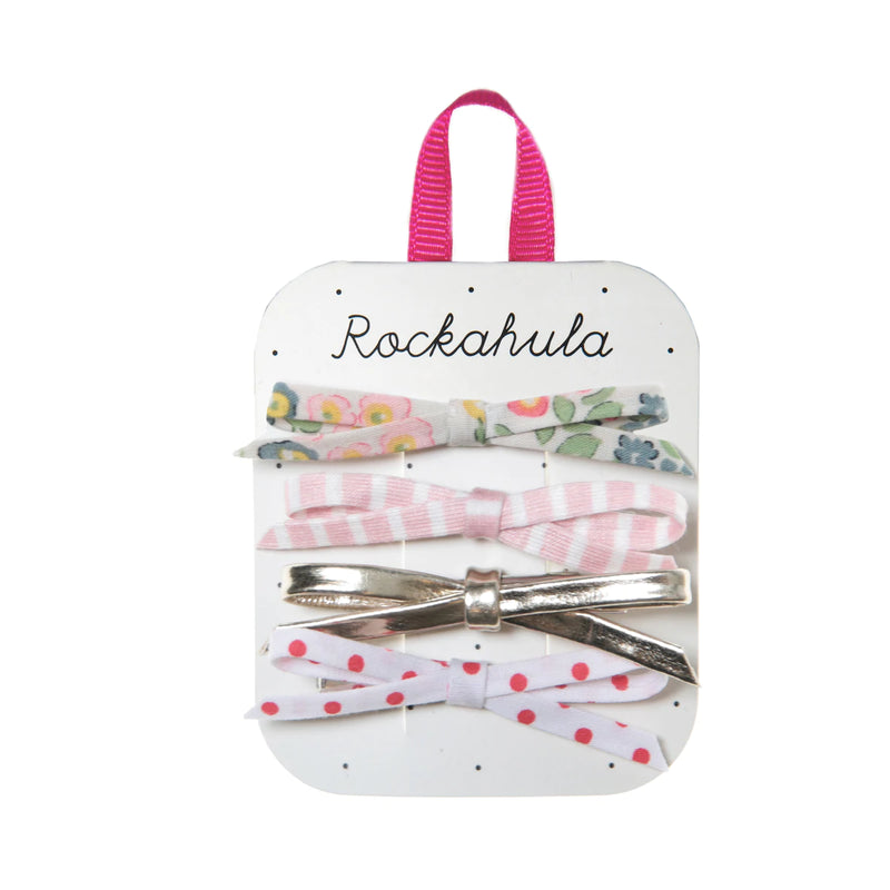 Secret Garden Skinny Bow Clips