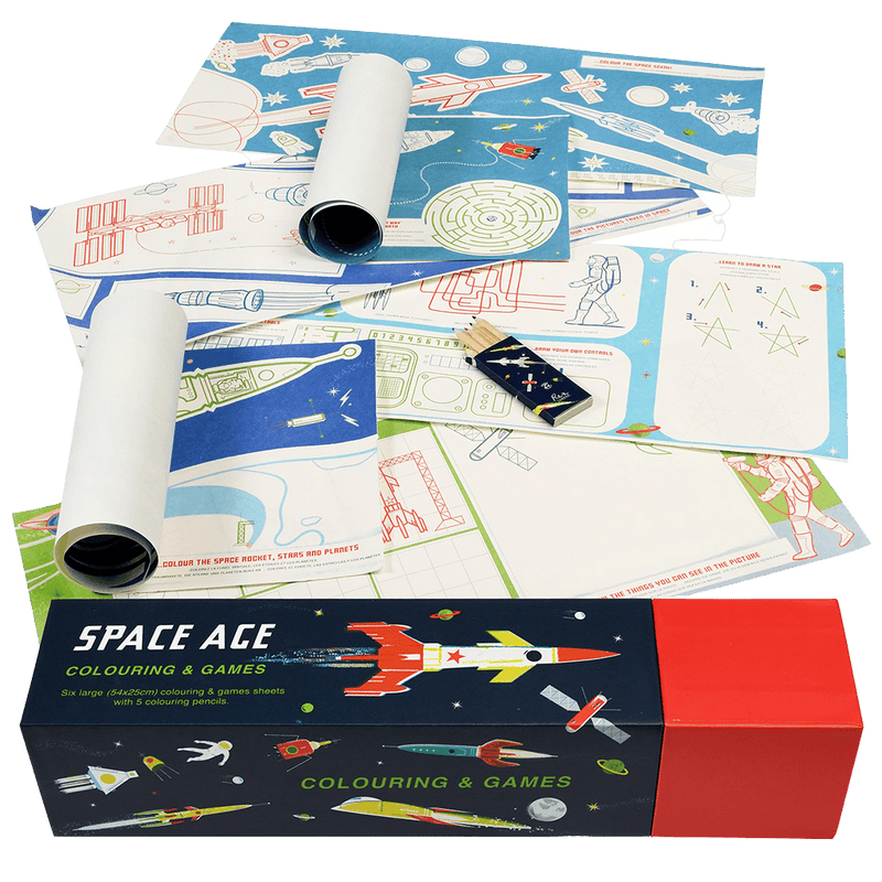  Space Age Colouring & Games