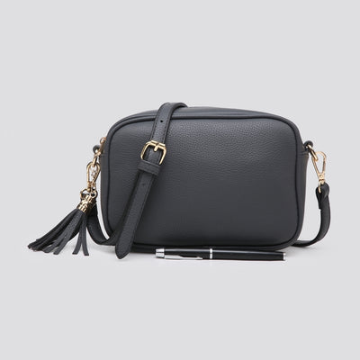 Tassel Camera Bag Dark Grey