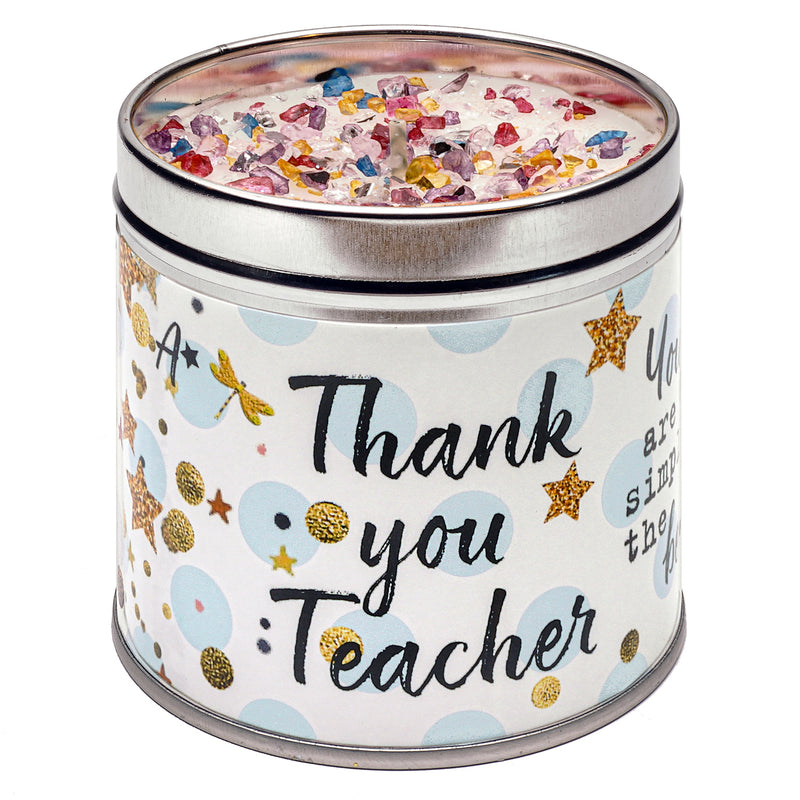 Thank You Teacher Candle