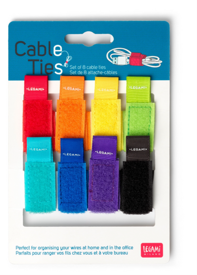 Multicoloured Cable Tie Tidies