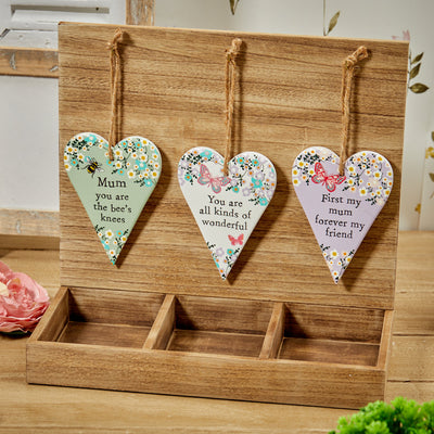 Blooming Lovely Heart Hangers