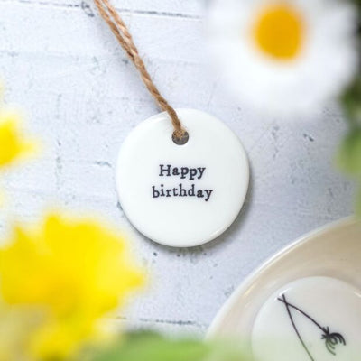 Happy Birthday Floral Hanger