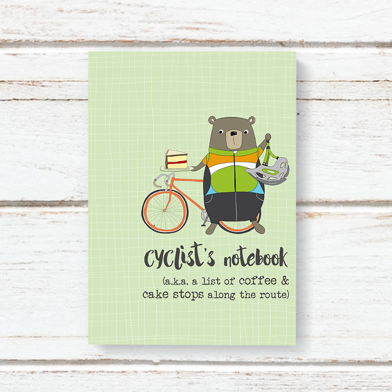 Cyclists A6 Notebook