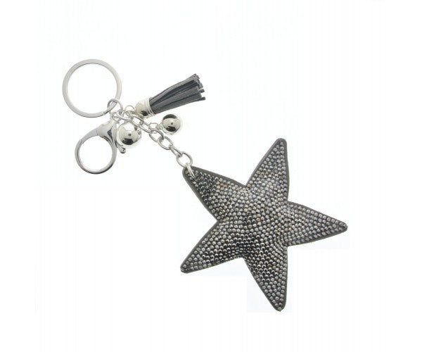 Glittery Star Keyring