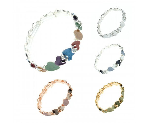 Heart & Curls Elastic Bracelet