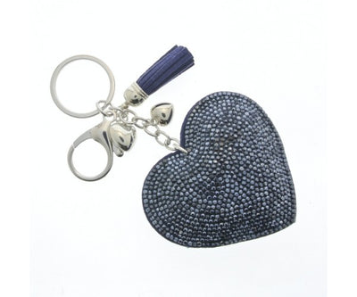 Glittery Heart Keyring