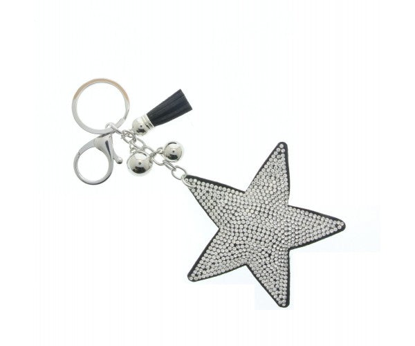 Glittery Star Keyring