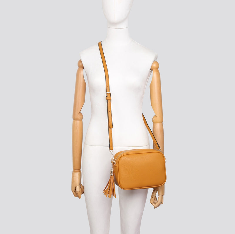 Tassel Camera Bag Camel