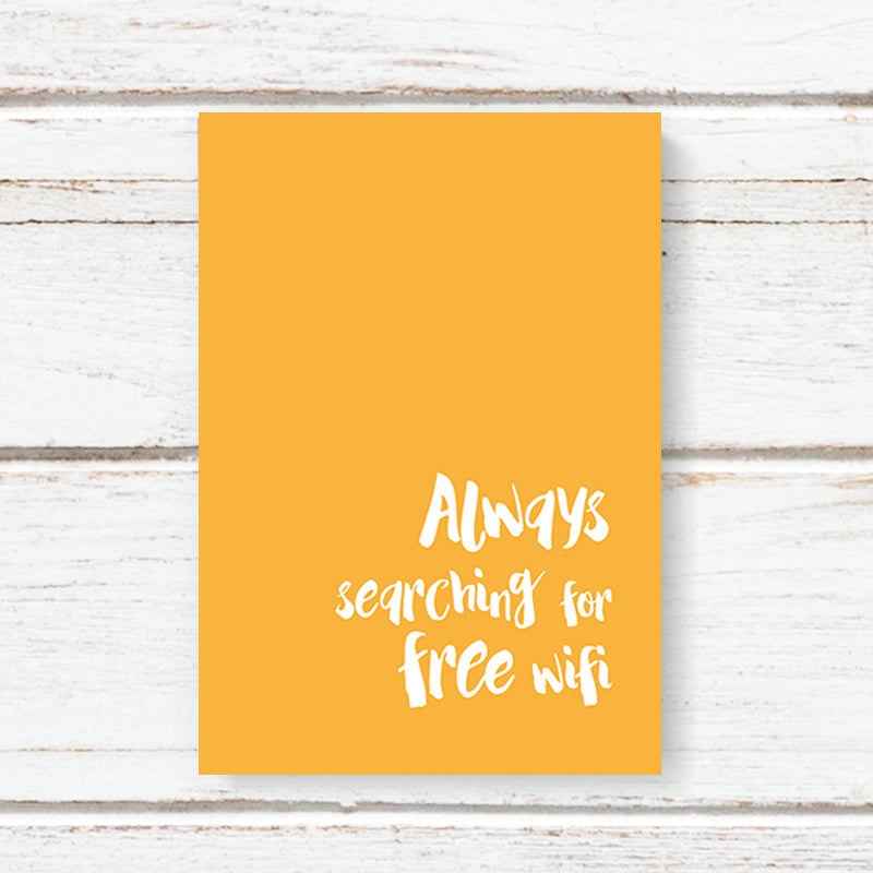 Free Wifi A6 Notebook
