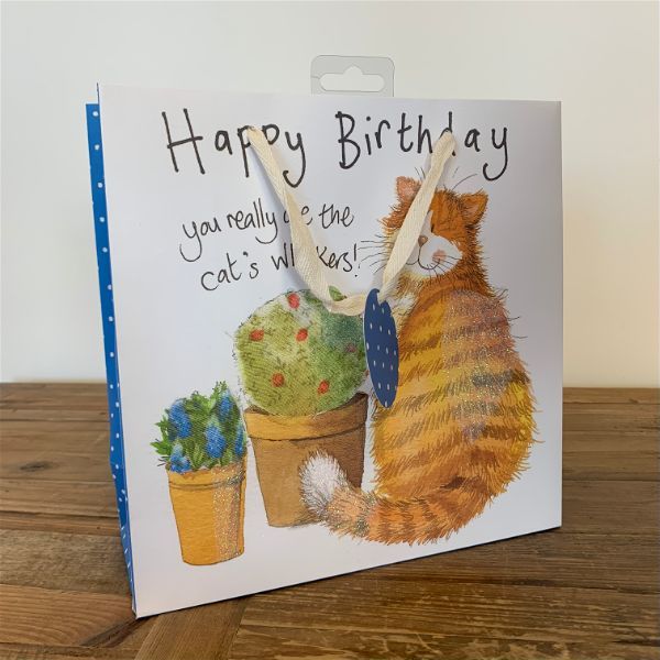 Cat Happy Birthday Large Gift Bag
