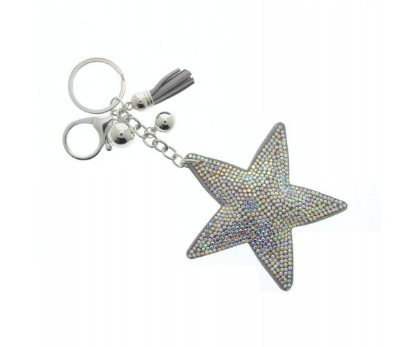 Glittery Star Keyring