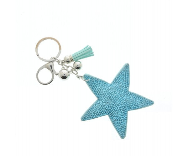 Glittery Star Keyring