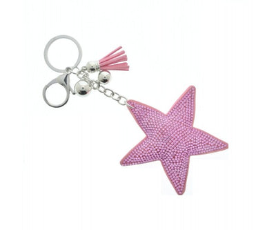 Glittery Star Keyring