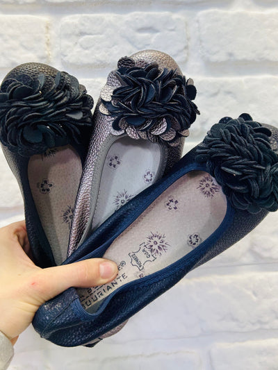 Navy Valerie Dolly Shoe