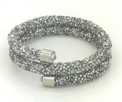 Crystal Double Wrap Bracelet