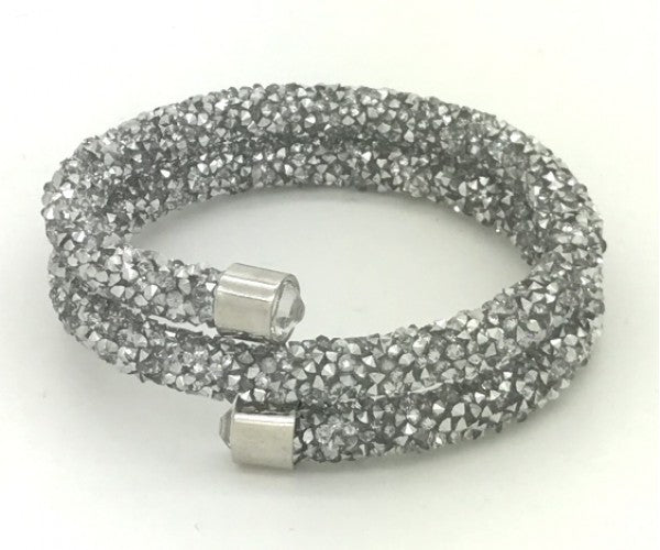 Crystal Double Wrap Bracelet