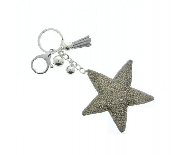 Glittery Star Keyring