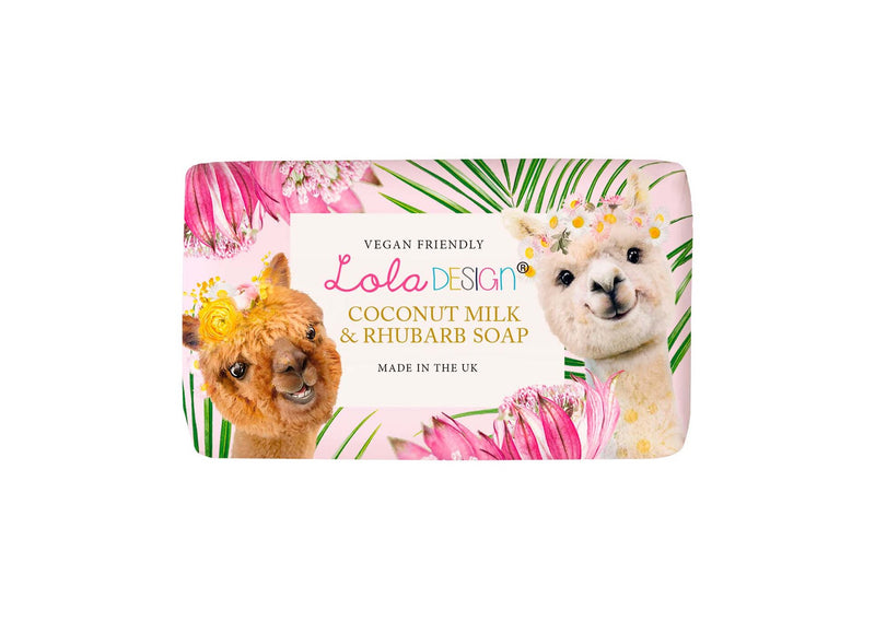 Coconut Milk & Rhubarb Alpacas Soap