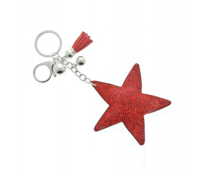 Glittery Star Keyring