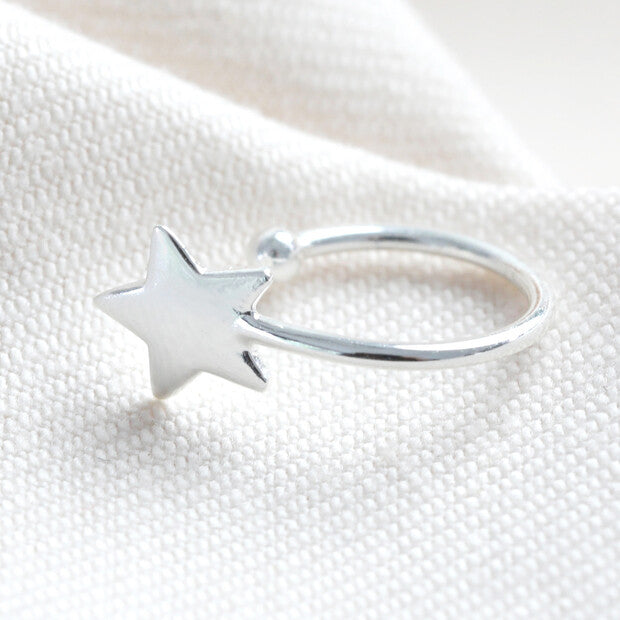 Sterling Silver Star Ear Cuff