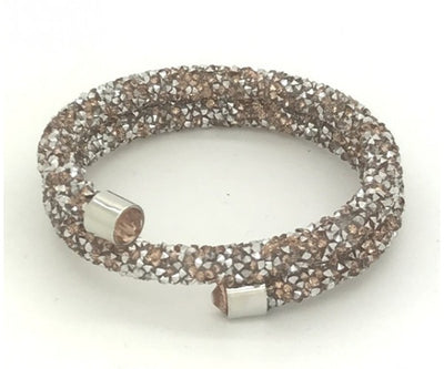Crystal Double Wrap Bracelet