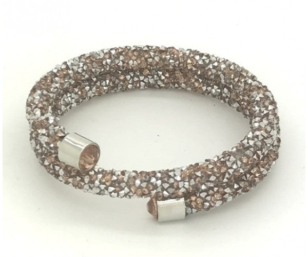 Crystal Double Wrap Bracelet