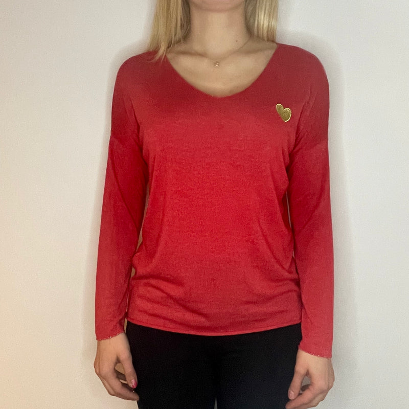 Lisa Gold Heart Jumper - More Colours Available