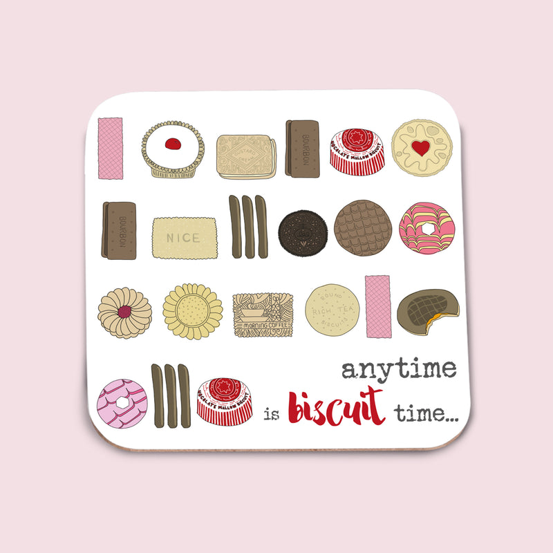 Anytime Is Biscuit Time Coaster
