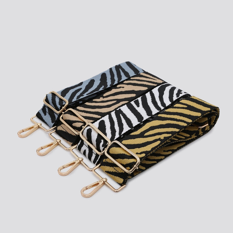 Mustard Yellow Zebra Bag Strap