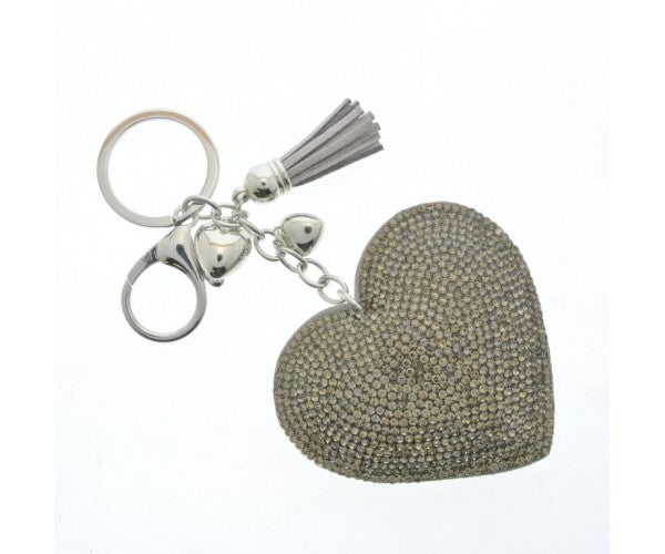 Glittery Heart Keyring