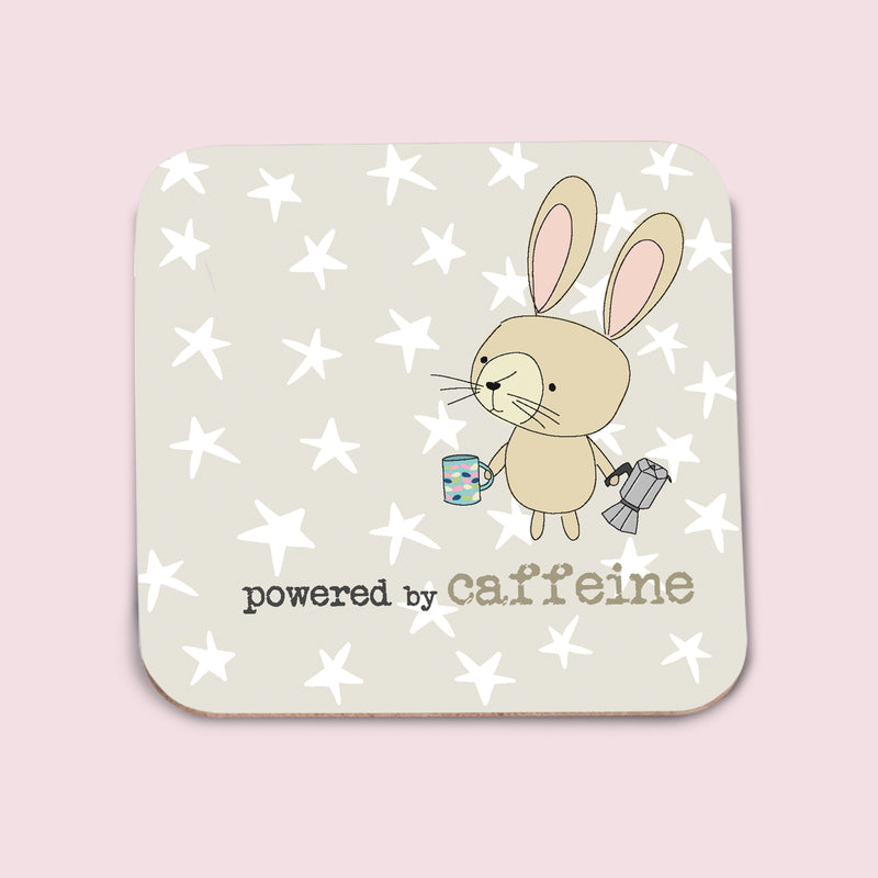 Powered By Caffeine Coaster