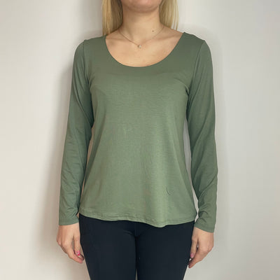 Abbie Round Neck Long Sleeved Top - More Colours Available