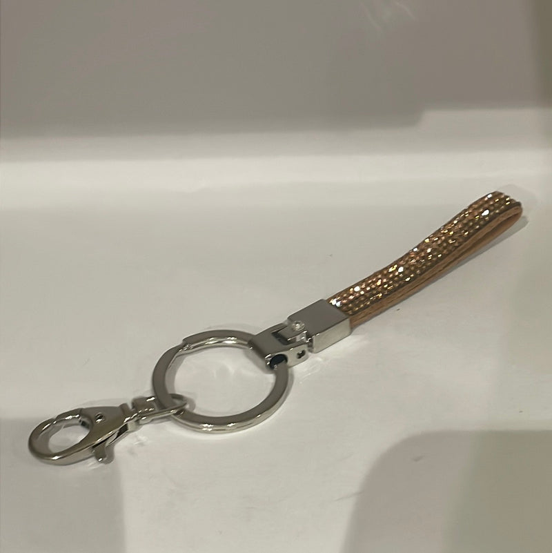Glitter Tab Keyring