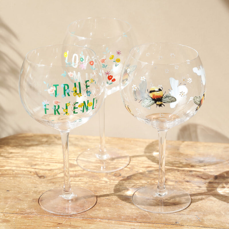 True Friend Gin Glass