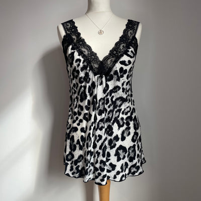 Lucy Leopard Print Lace Camisole - More Colours Available