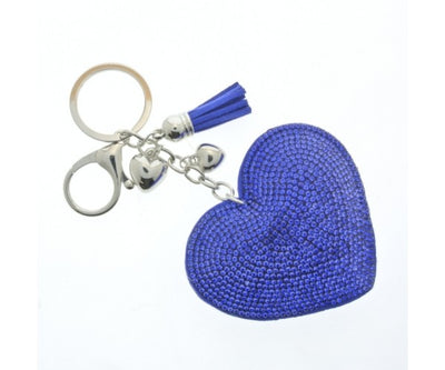 Glittery Heart Keyring