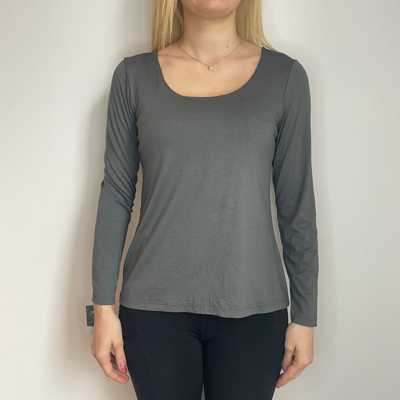 Abbie Round Neck Long Sleeved Top - More Colours Available