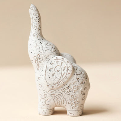 Speckled Ceramic Elephant Ring Holder